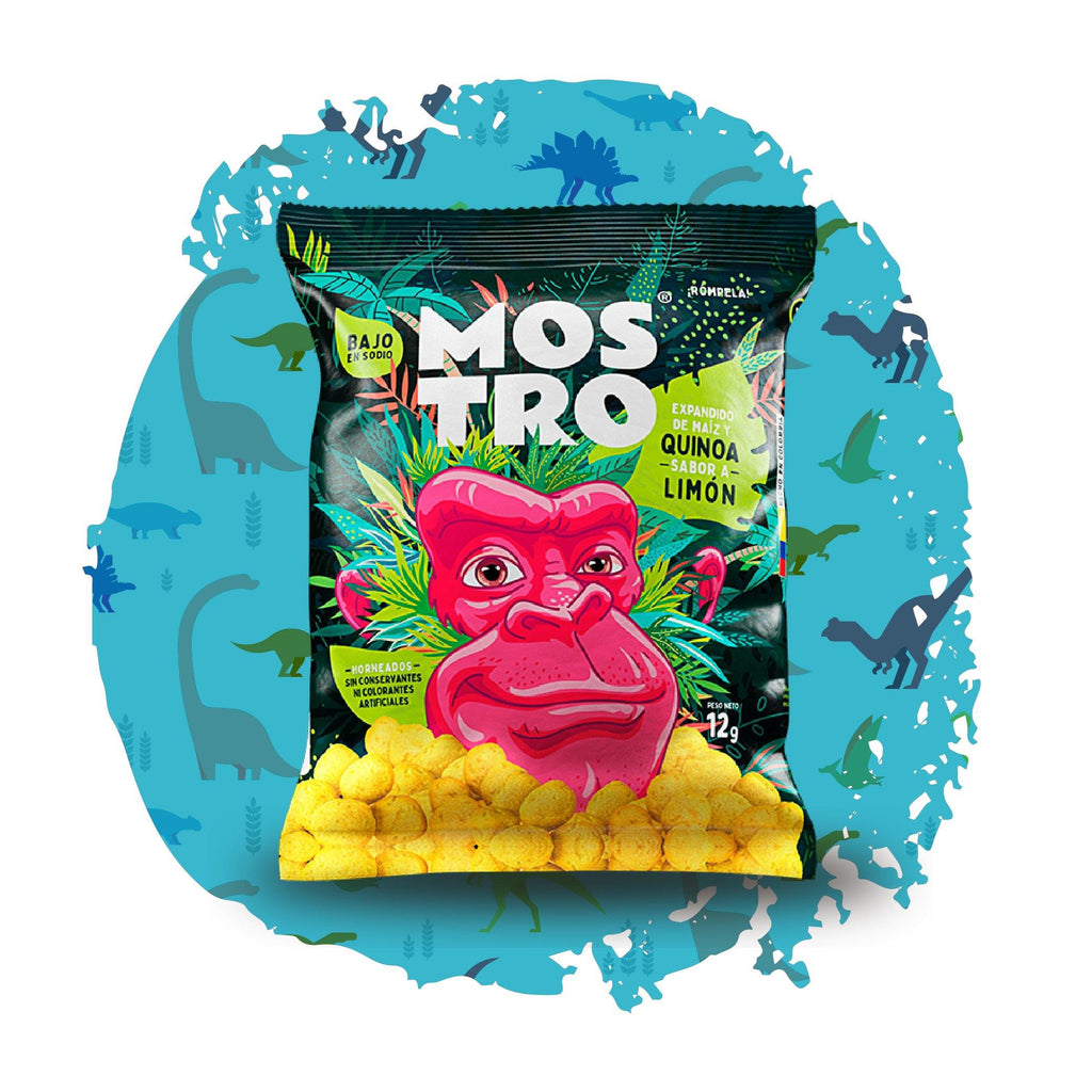 Snack Expandido de Maíz y Quinoa con Sabor a Limón x paquete - Vida Market