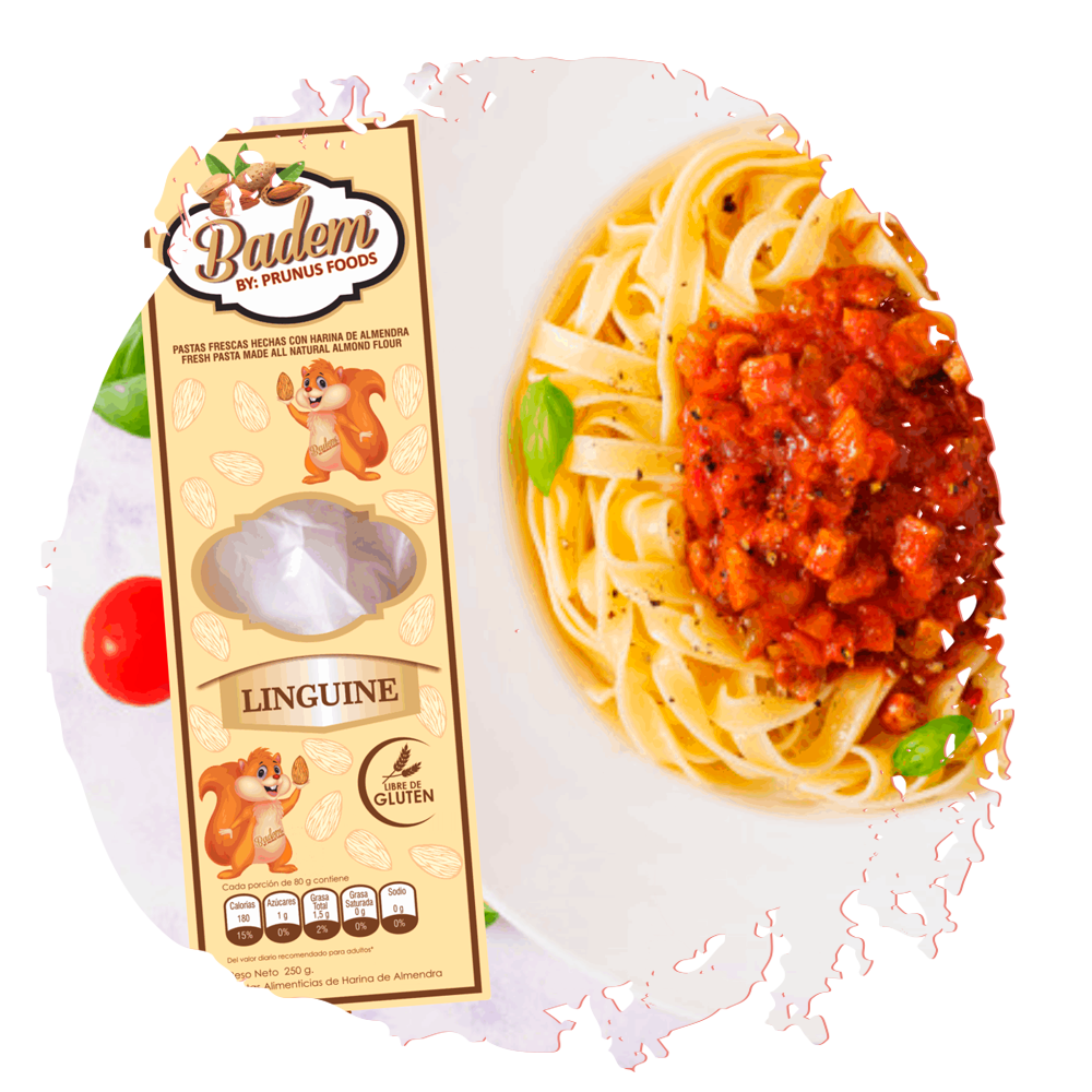 Pasta Linguine BADEM x 250 Gramos Libre de Gluten